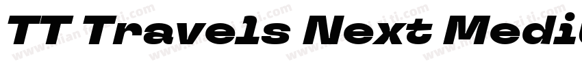 TT Travels Next Medium字体转换